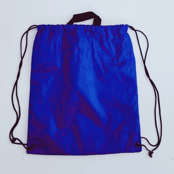 🔮3/$15 Blue Microsoft Drawstring Backpack - Picture 2 of 5